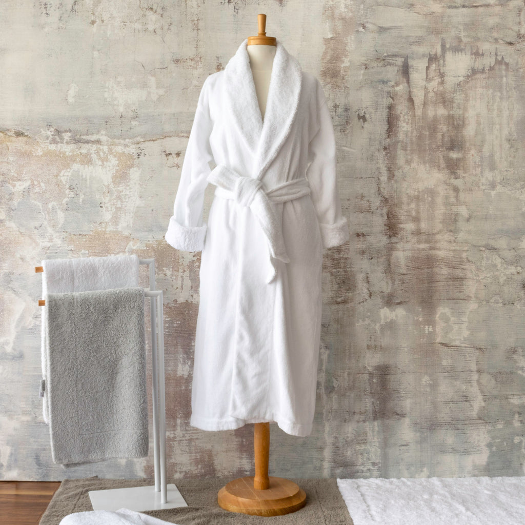 Abyss Comfy Robe in white