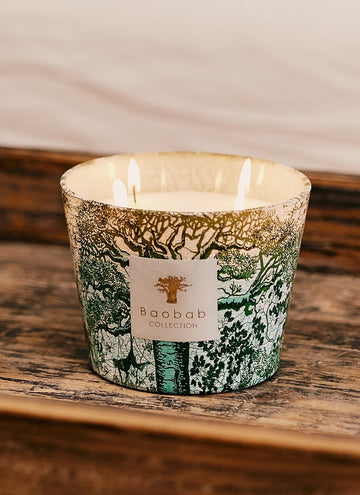 Baobab Kamalo Sacred Trees Max 10 Candle on a table 