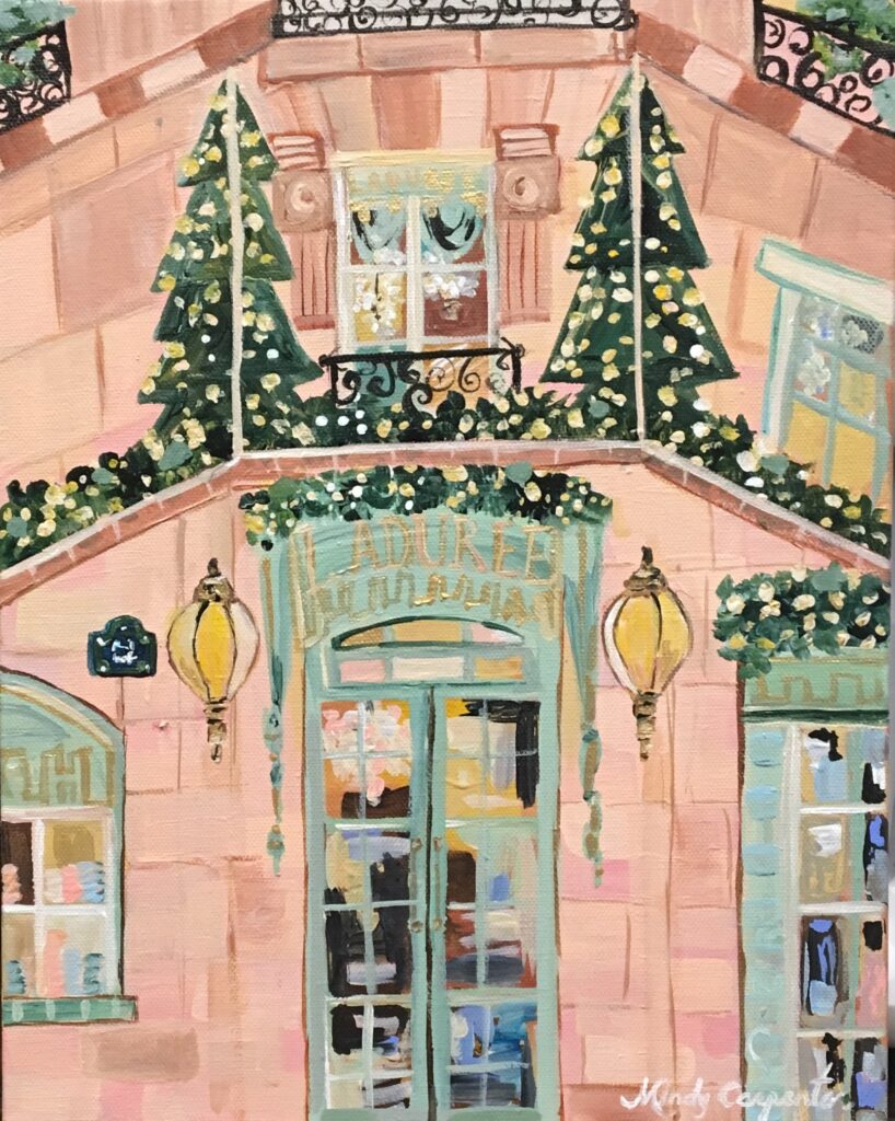 Holiday Paris Patisserie Greeting Card