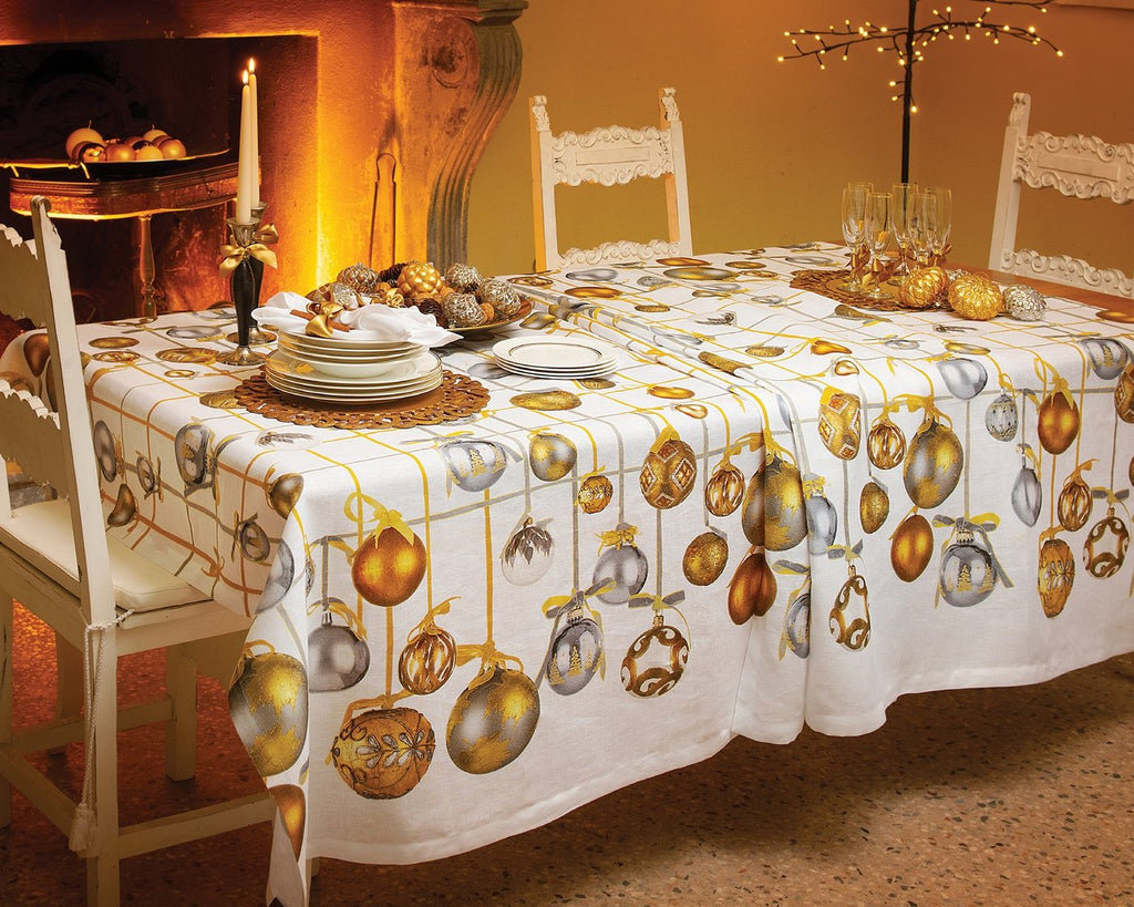 Tessitura Golden Jingle Tablecloth